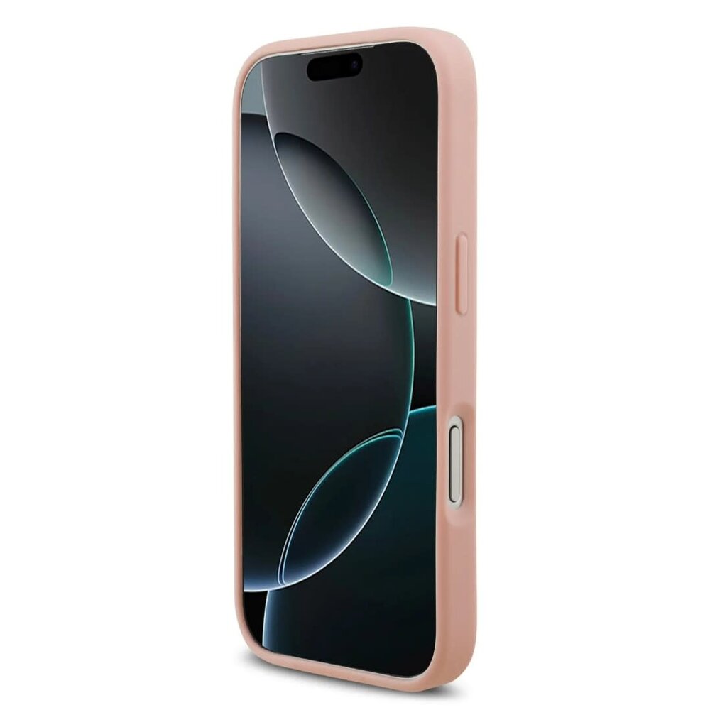 Lacoste Lacoste iPhone 17 Pro Back cover coque - MagSafe - Bliss Design - Rose Lacoste Lacoste iPhone 17 Pro Back cover coque - MagSafe - Bliss Design - Rose