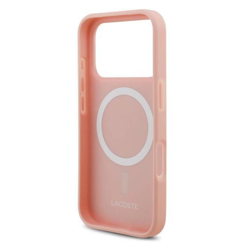 Lacoste Lacoste iPhone 17 Pro/iPhone 18 Pro Back Cover MagSafe Bliss Design - Pink