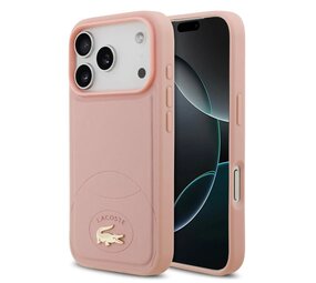 Lacoste Lacoste iPhone 17 Pro Back cover coque - MagSafe - Bliss Design - Rose Lacoste Lacoste iPhone 17 Pro Back cover coque - MagSafe - Bliss Design - Rose