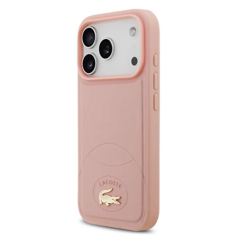 Lacoste Lacoste iPhone 17 Pro Back-Cover hul - MagSafe - Bliss Design - Rosa Lacoste Lacoste iPhone 17 Pro Back-Cover hul - MagSafe - Bliss Design - Rosa