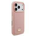 Lacoste Lacoste iPhone 17 Pro/iPhone 18 Pro Handyhülle MagSafe Bliss-Design - Rosa