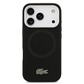 Lacoste Lacoste iPhone 17 Pro/iPhone 18 Pro Back Cover MagSafe Metal Logo - Black