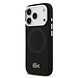 Lacoste Lacoste iPhone 17 Pro Back cover coque - MagSafe - Metal Logo - Noir