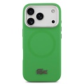 Lacoste Lacoste iPhone 17 Pro/iPhone 18 Pro Handyhülle MagSafe Metalllogo - Grün