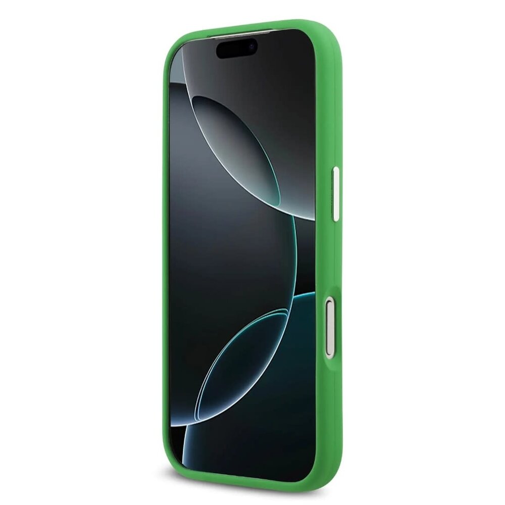 Lacoste Lacoste iPhone 17 Pro Max Back-Cover hul - MagSafe - Metal Logo - Grün