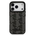Lacoste Lacoste iPhone 17 Pro/iPhone 18 Pro Coque arrière MagSafe Logo monogramme avec support caméra - Noir