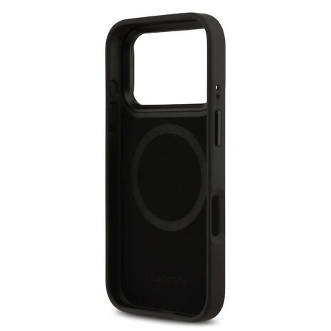 Lacoste Lacoste iPhone 17 Pro Back cover coque - MagSafe - Nomogramme Logo with Camera Stand - Vert Lacoste Lacoste iPhone 17 Pro Back cover coque - MagSafe - Nomogramme Logo with Camera Stand - Vert