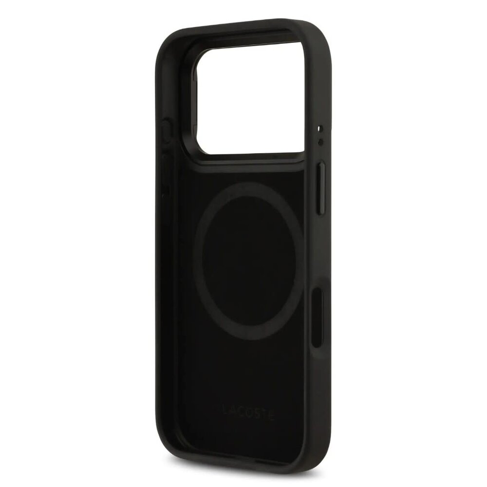 Lacoste Lacoste iPhone 17 Pro Max Back cover case - MagSafe - Nomogramme Logo with Camera Stand - Green Lacoste Lacoste iPhone 17 Pro Max Back cover case - MagSafe - Nomogramme Logo with Camera Stand - Green