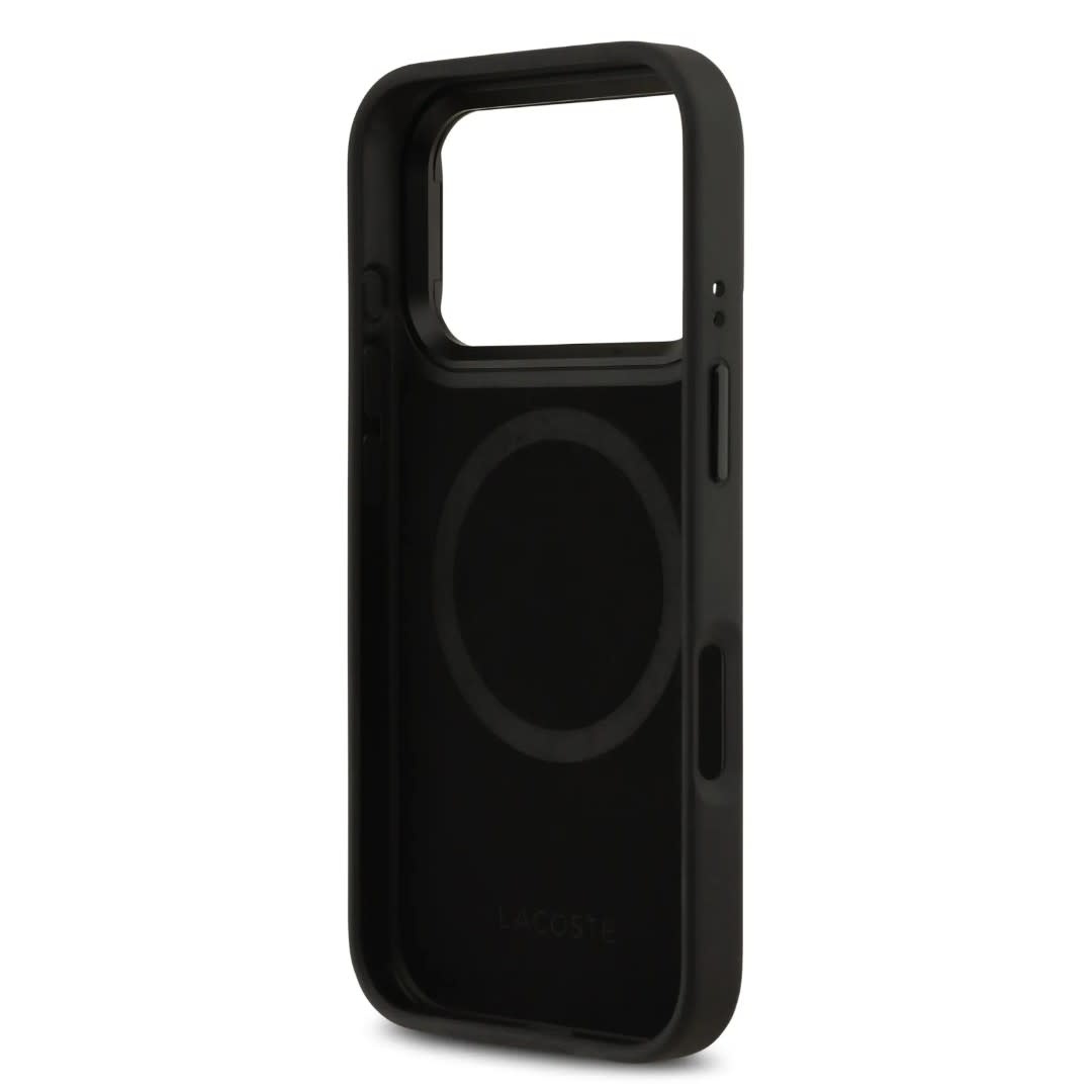 Lacoste Lacoste iPhone 17 Pro Max Backcover hoesje - MagSafe - Nomogramme Logo with Camera Stand - Groen, foto 6 van 6