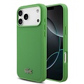 Lacoste Lacoste iPhone 17 Pro Max/iPhone 18 Pro Max Coque arrière MagSafe Logo Petit Piqué iconique - Vert