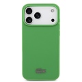 Lacoste Lacoste iPhone 17 Pro Max/iPhone 18 Pro Max Coque arrière MagSafe Logo Petit Piqué iconique - Vert