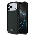 Lacoste Lacoste iPhone 17 Pro Max/iPhone 18 Pro Max Coque arrière MagSafe Logo Petit Piqué iconique - Vert
