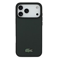 Lacoste Lacoste iPhone 17 Pro Max/iPhone 18 Pro Max Coque arrière MagSafe Logo Petit Piqué iconique - Vert