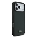 Lacoste Lacoste iPhone 17 Pro Max/iPhone 18 Pro Max Coque arrière MagSafe Logo Petit Piqué iconique - Vert