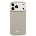 Lacoste Lacoste iPhone 17 Pro/iPhone 18 Pro Back Cover MagSafe Crocodile Pin Logo - Taupe