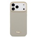 Lacoste Lacoste iPhone 17 Pro Back cover case - MagSafe - Croco Pin Logo - Taupe