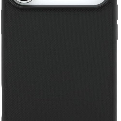Lacoste Lacoste iPhone 17 Pro Max/iPhone 18 Pro Max Coque arrière MagSafe Logo Petit Piqué iconique - Noir