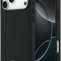 Lacoste Lacoste iPhone 17 Pro Max/iPhone 18 Pro Max Coque arrière MagSafe Logo Petit Piqué iconique - Noir