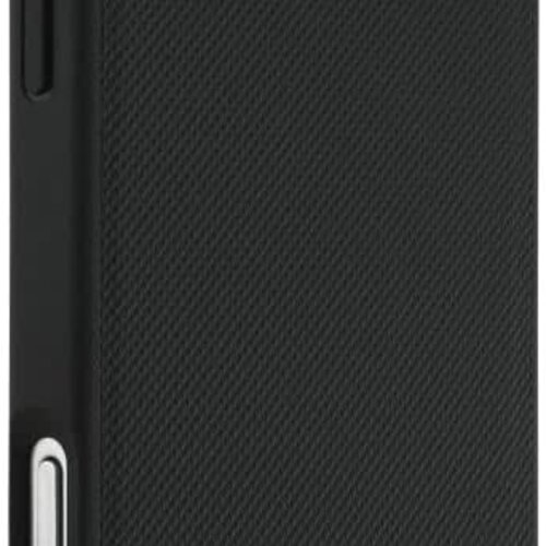 Lacoste Lacoste iPhone 17 Pro Max/iPhone 18 Pro Max Coque arrière MagSafe Logo Petit Piqué iconique - Noir