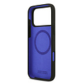 BMW BMW iPhone 17 Pro Max/iPhone 18 Pro Max Coque arrière MagSafe Silicone liquide logos métalliques - Noir