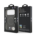 BMW BMW iPhone 17 Pro Max/iPhone 18 Pro Max Handyhülle MagSafe Flüssigsilikon Metalllogos - Schwarz