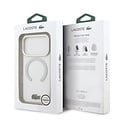 Lacoste Lacoste iPhone 17 Pro/iPhone 18 Pro Handyhülle MagSafe Mattierte Oberfläche - Weiß