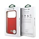 Lacoste Lacoste iPhone 17 Pro Max Back cover case - MagSafe - Metal Logo - Red Lacoste Lacoste iPhone 17 Pro Max Back cover case - MagSafe - Metal Logo - Red