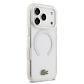 Lacoste Lacoste iPhone 17 Pro Max/iPhone 18 Pro Max Coque arrière MagSafe Finition dépolie - Blanc