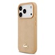 Lacoste Lacoste iPhone 17 Pro Back-Cover hul - MagSafe - Monogramme Print With Gold Logo - Beige Lacoste Lacoste iPhone 17 Pro Back-Cover hul - MagSafe - Monogramme Print With Gold Logo - Beige