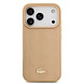 Lacoste Lacoste iPhone 17 Pro Max Backcover hoesje - MagSafe - Monogramme Print With Gold Logo - Beige Lacoste Lacoste iPhone 17 Pro Max Backcover hoesje - MagSafe - Monogramme Print With Gold Logo - Beige