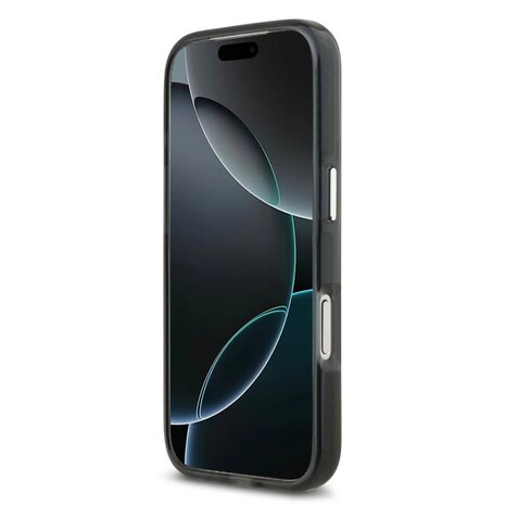 Lacoste Lacoste iPhone 17 Pro Backcover hoesje - MagSafe - Transparent Case With Frosted Finish - Grijs Lacoste Lacoste iPhone 17 Pro Backcover hoesje - MagSafe - Transparent Case With Frosted Finish - Grijs