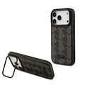 Lacoste Lacoste iPhone 17 Pro/iPhone 18 Pro Coque arrière MagSafe Logo monogramme avec support caméra - Noir