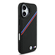 BMW BMW iPhone 17 Back-Cover hul - MagSafe - PU Leather Case With Tricolor Slanted Stripes & Metal Logos - Schwarz BMW BMW iPhone 17 Back-Cover hul - MagSafe - PU Leather Case With Tricolor Slanted Stripes & Metal Logos - Schwarz
