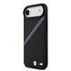 BMW BMW iPhone 17 Air Back cover case - MagSafe - PU Leather Case With Tricolor Slanted Stripes & Metal Logos - Black BMW BMW iPhone 17 Air Back cover case - MagSafe - PU Leather Case With Tricolor Slanted Stripes & Metal Logos - Black