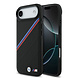 BMW BMW iPhone 17 Air Back cover case - MagSafe - PU Leather Case With Tricolor Slanted Stripes & Metal Logos - Black BMW BMW iPhone 17 Air Back cover case - MagSafe - PU Leather Case With Tricolor Slanted Stripes & Metal Logos - Black