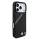 BMW BMW iPhone 17 Pro Back cover coque - MagSafe - PU Leather Case With Tricolor Slanted Stripes & Metal Logos - Noir BMW BMW iPhone 17 Pro Back cover coque - MagSafe - PU Leather Case With Tricolor Slanted Stripes & Metal Logos - Noir