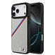 BMW BMW iPhone 17 Pro Max Back cover case - MagSafe - PU Leather Case With Tricolor Slanted Stripes & Metal Logos - Grey BMW BMW iPhone 17 Pro Max Back cover case - MagSafe - PU Leather Case With Tricolor Slanted Stripes & Metal Logos - Grey