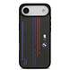 BMW BMW iPhone 17 Air Back cover case - MagSafe Kevlar Case With Printed Tricolor & Metal Logos - Black