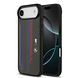 BMW BMW iPhone 17 Air Back cover case - MagSafe Kevlar Case With Printed Tricolor & Metal Logos - Black