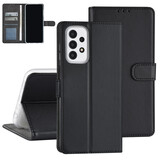 TUNIQ Étui pour TUNIQ Galaxy A23 - Porte-cartes pour 3 cartes - Fermeture magnétique -Noir