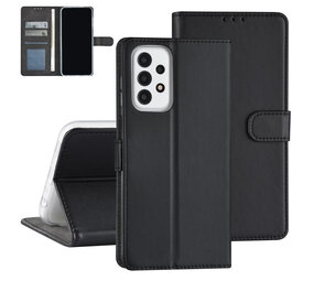 TUNIQ TUNIQ Galaxy A23 Book-Case hul - Kartenhalter für 3 Karten - Magnetverschluss - Schwarz