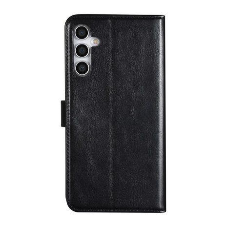 TUNIQ TUNIQ Galaxy A34 5G Book type case - Card holder for 3 cards - Magnetic closure - Black