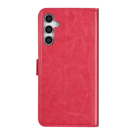 TUNIQ TUNIQ Galaxy A34 5G Book-Case hul - Kartenhalter für 3 Karten - Magnetverschluss - Hot Pink