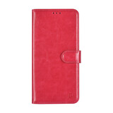 TUNIQ TUNIQ Galaxy S24 Plus Book Case hoesje - Pasjeshouder voor 3 pasjes - Magneetsluiting - Hanger - Felroze