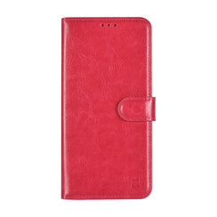 TUNIQ Galaxy S24 Plus Book-Case hul  - Kartenhalter für 3 Karten - Magnetverschluss - Hanger - Hot Pink