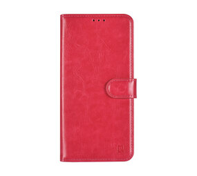 TUNIQ TUNIQ Galaxy S24 Plus Book Case hoesje - Pasjeshouder voor 3 pasjes - Magneetsluiting - Hanger - Felroze