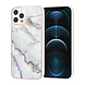 UNIQ Accessory UNIQ Accessory iPhone 12 - 12 Pro Backcover hoesje Silicone - Marble White UNIQ Accessory UNIQ Accessory iPhone 12 - 12 Pro Backcover hoesje Silicone - Marble White