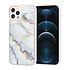 UNIQ Accessory iPhone 12 - 12 Pro Back-Cover hul - Silicone - Marble White UNIQ Accessory iPhone 12 - 12 Pro Back-Cover hul - Silicone - Marble White
