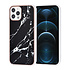 UNIQ Accessory iPhone 12 - 12 Pro Backcover hoesje Silicone - Marble Black UNIQ Accessory iPhone 12 - 12 Pro Backcover hoesje Silicone - Marble Black