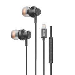TUNIQ Wired Earphones - Lightning plug - Schwarz